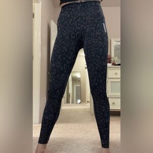 Gymshark Charcoal Leopard Leggings